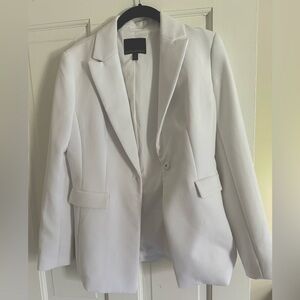 Banana Republic White Blazer